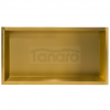 Balneo Półka wnękowa z kołnierzem Wall Box One 60 x 30 x 7 cm, złota